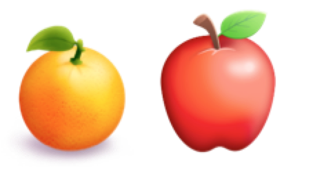 Orange pomme